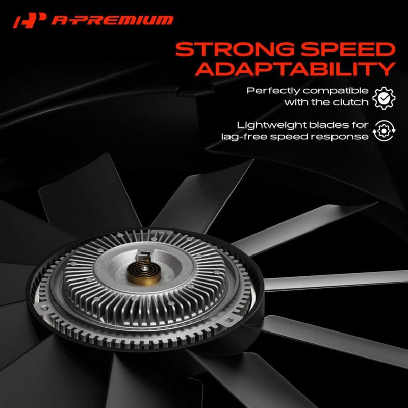 Pala de ventilador A-Premium 42 cm 11 aspas compatible con BMW