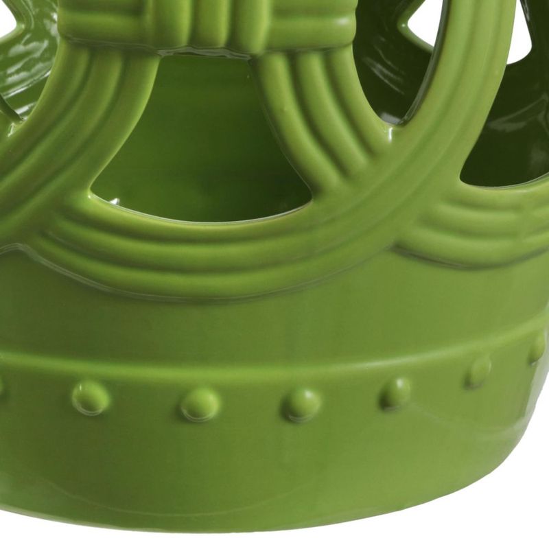 Taburete de jardín JONATHAN Y 41 cm Verde mate