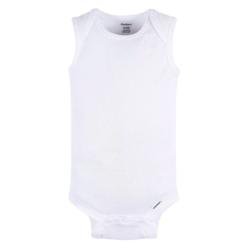Leotardo Gerber 12 meses blanco - Pack de 5 unidades