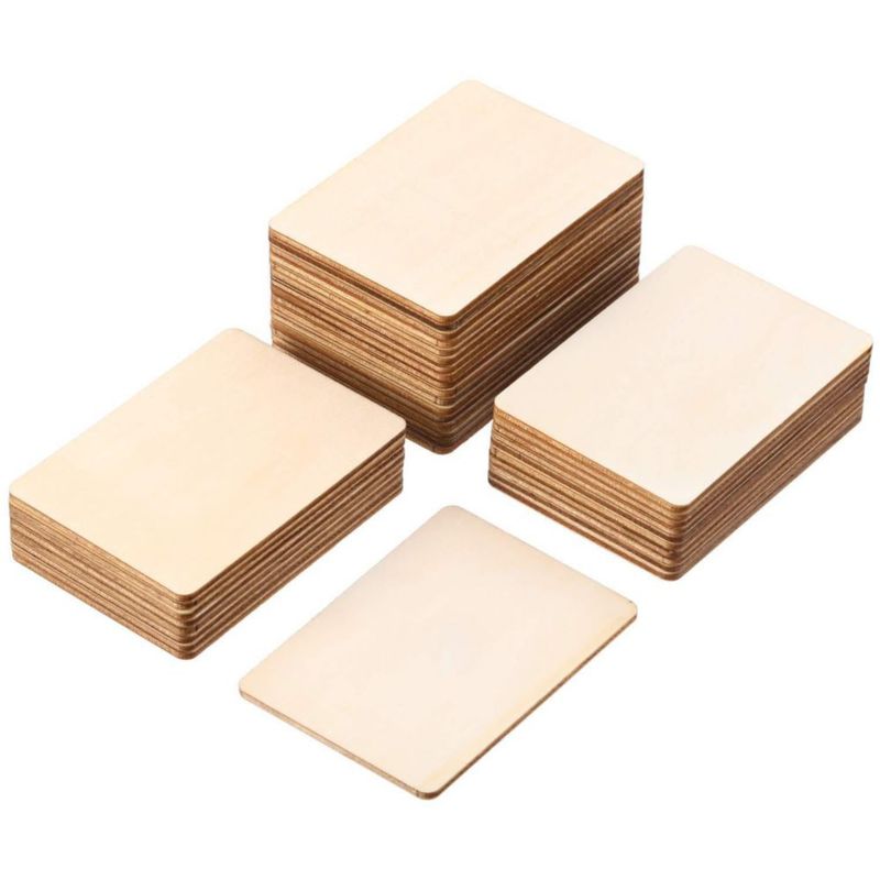 Recortes de Madera Boao 25x35 pulg. Pack de 36 para Manualidades