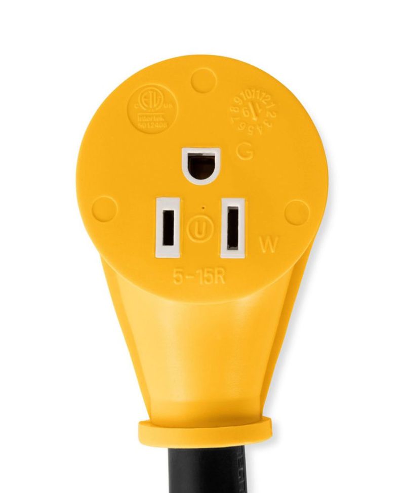 Adaptador eléctrico Camco 30 a 15 A 30 cm