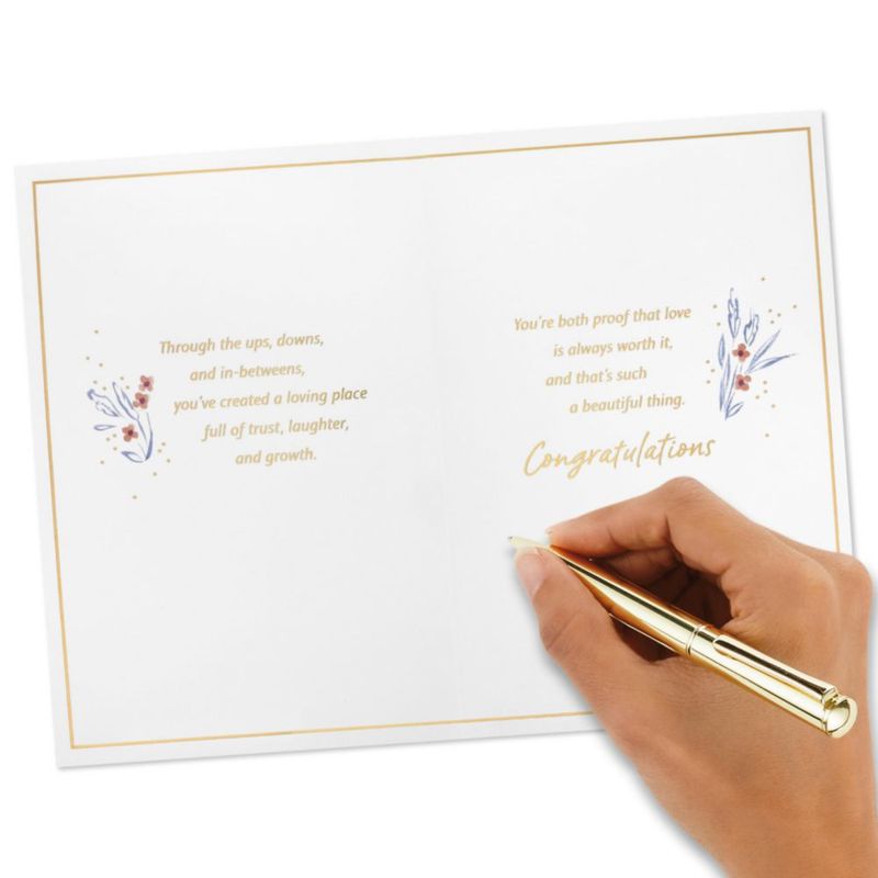 Tarjeta de boda Hallmark 13 cm x 18 cm – diseño de pareja