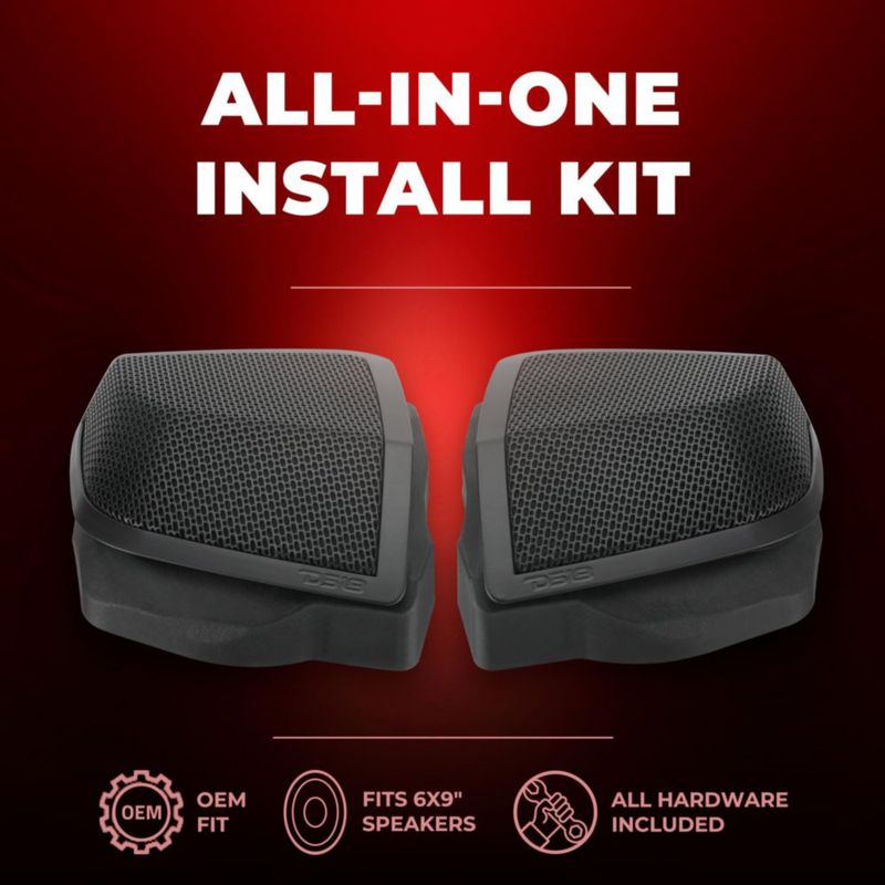 Parlantes DS18 RY‑HD69SBU 6x9" Harley 2014‑2023