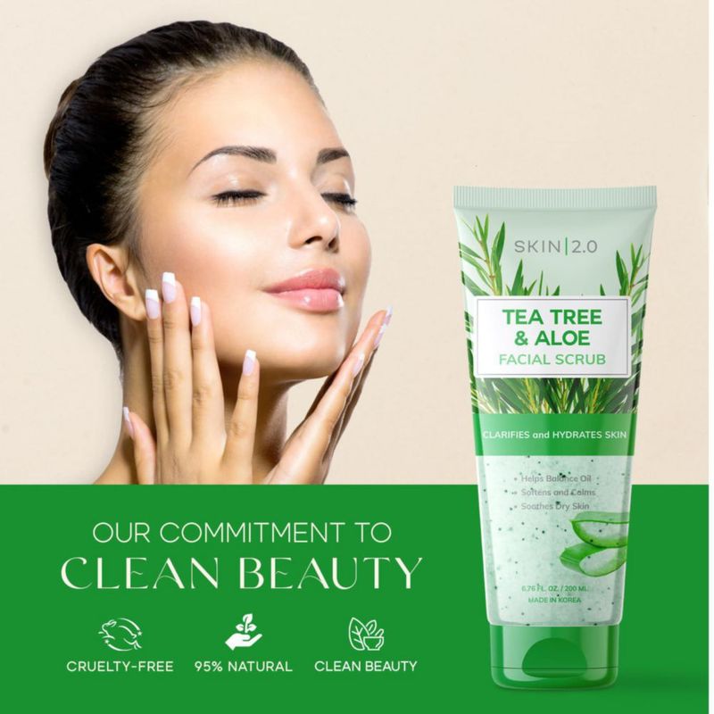 Exfoliante Facial Skin 2.0 200 ml Árbol de Té y Aloe