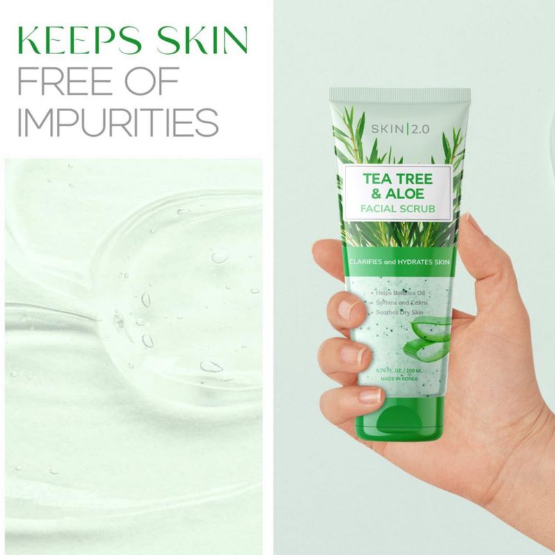 Exfoliante Facial Skin 2.0 200 ml Árbol de Té y Aloe