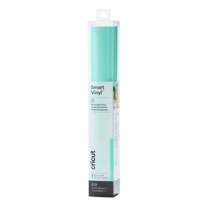 Vinilo Cricut Smart Menta 33 cm × 90 cm Impermeable y Resistente a los Rayos UV