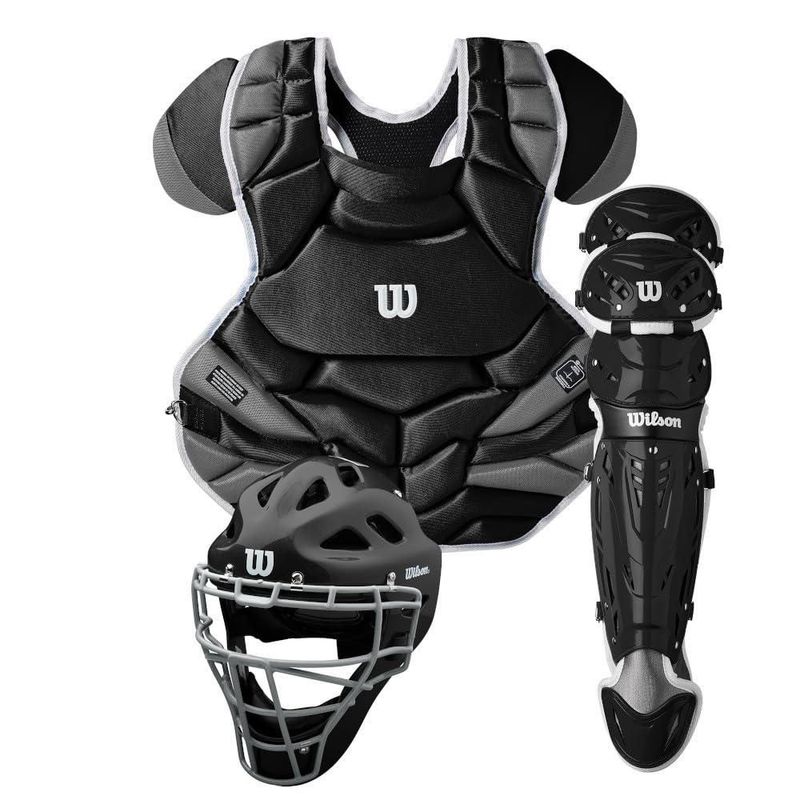Kit de Equipo de Receptor WILSON Adulto Negro NOCSAE