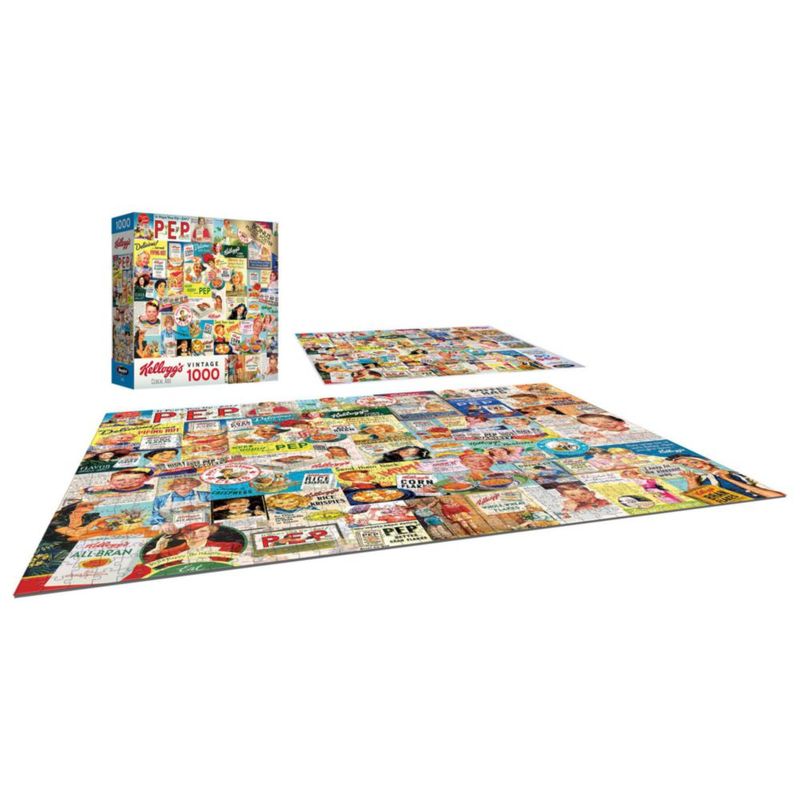 Rompecabezas RoseArt de 1000 piezas – Anuncios vintage de Kellogg's