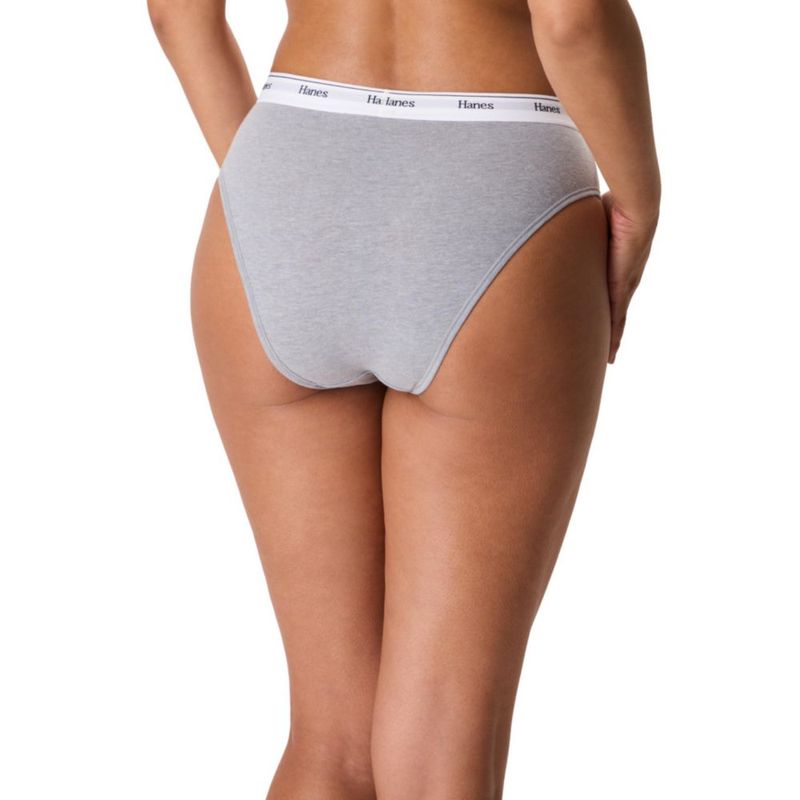 Bragas Hanes Corte Alto Pack de 7 Algodón-Elástico