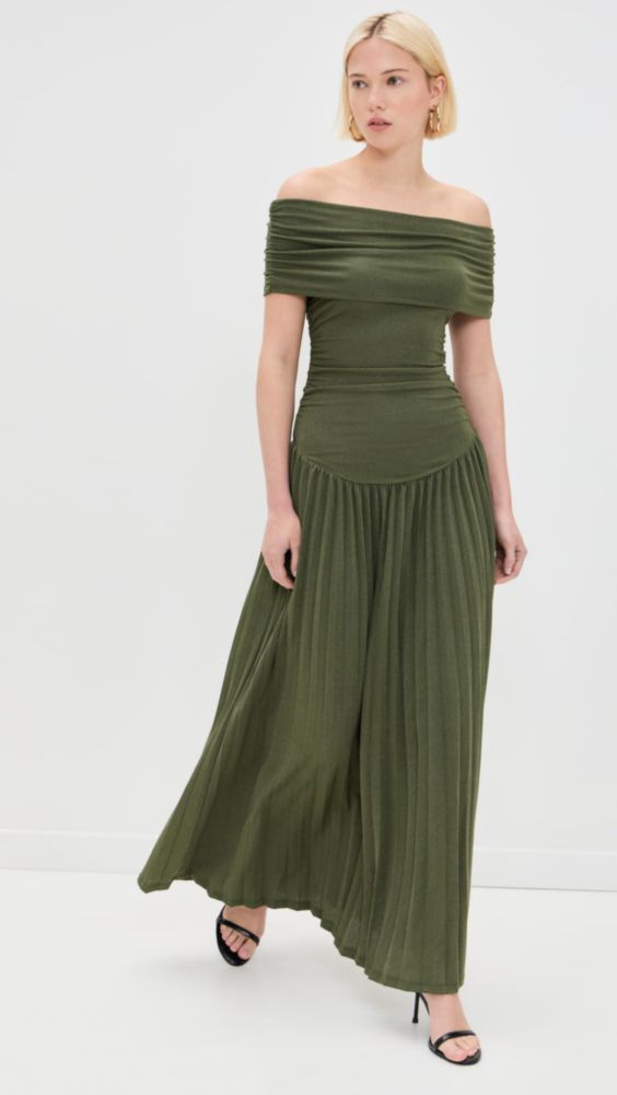 Vestido Maxi Lioness Field of Dreams en Oliva talla S