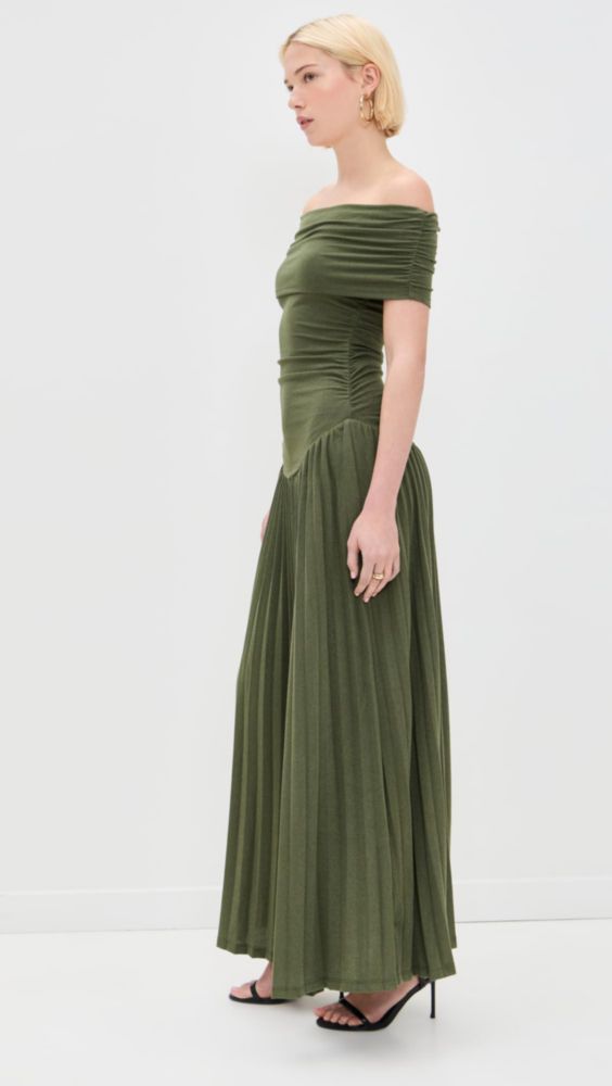 Vestido Maxi Lioness Field of Dreams en Oliva talla S