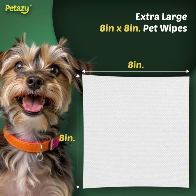 Toallitas Petazy 100 unidades para limpieza de perros y gatos