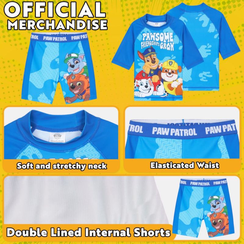 Conjunto de traje de baño Get Trend Paw Patrol 3-4 años azul