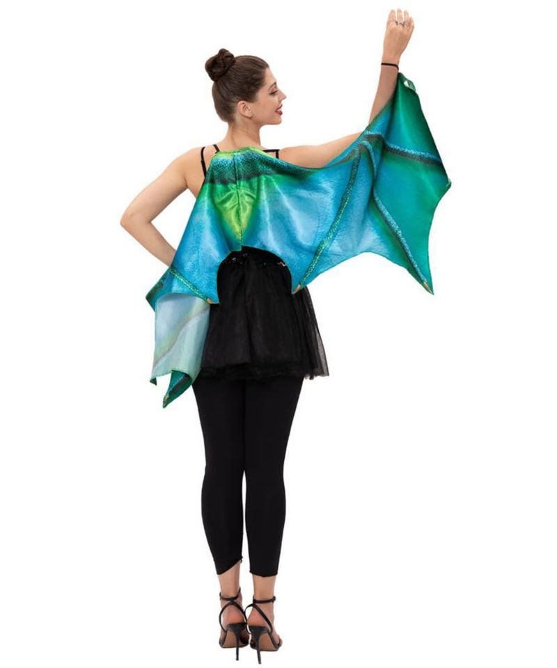 Capa de alas Seasons 168 cm verde talla única