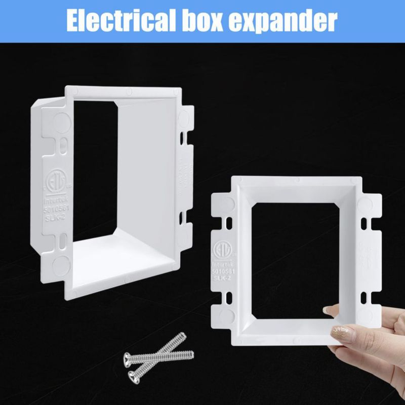 Extensor de caja de enchufe YEXEXINM 10 uds + 40 tornillos