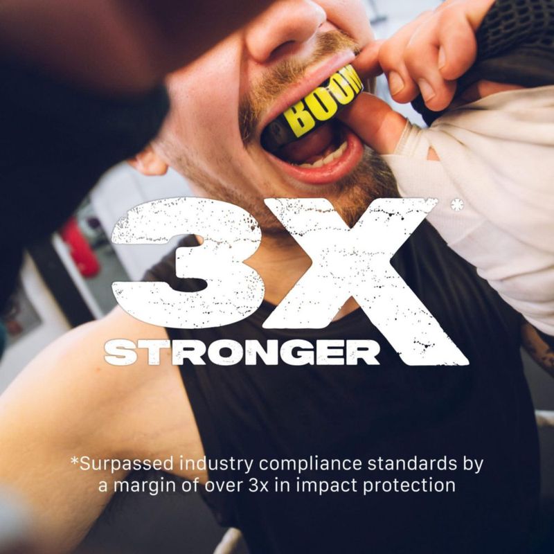 Protector bucal SAFEJAWZ de doble capa para adultos y jóvenes con estuche