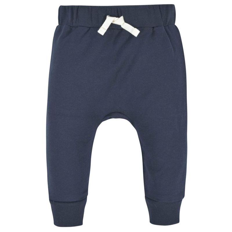 Pantalones deportivos Gerber para bebés y niños paquete de 3 unidades azul marino/gris 5T