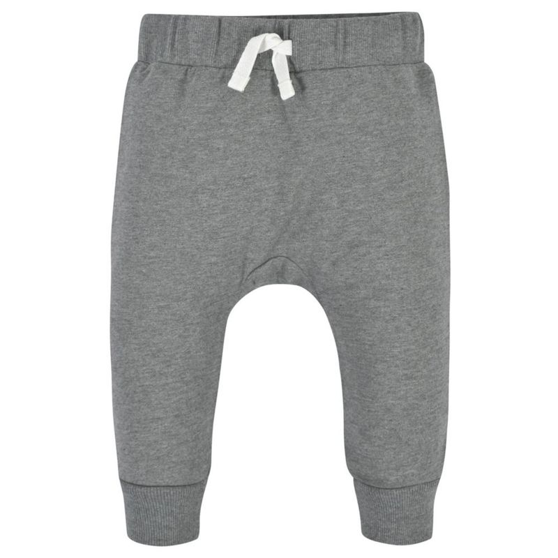 Pantalones deportivos Gerber para bebés y niños paquete de 3 unidades azul marino/gris 5T