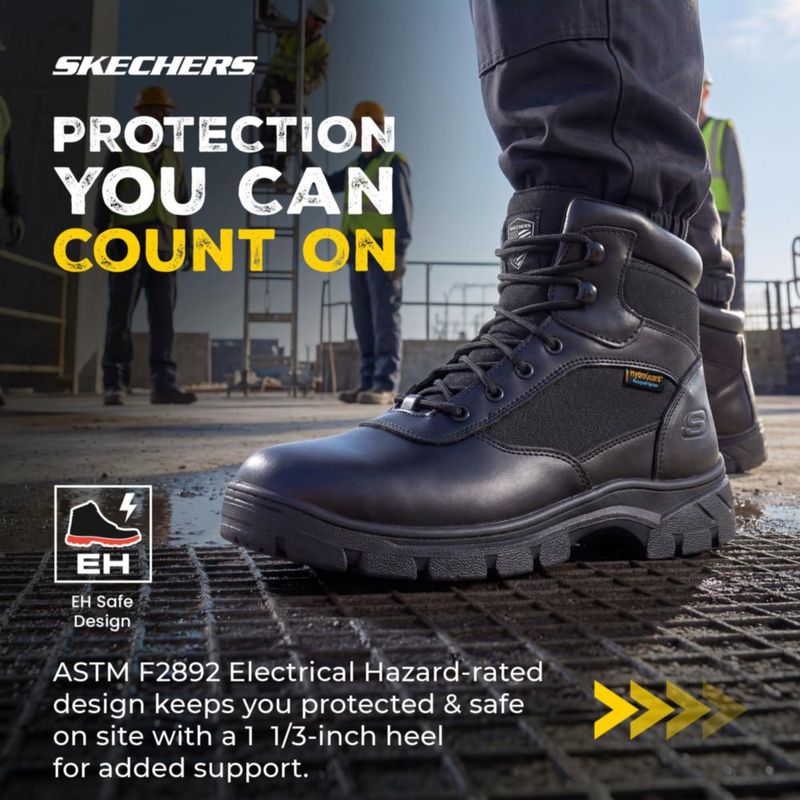 Bota Skechers Work Wascana-Benen 13W Negra