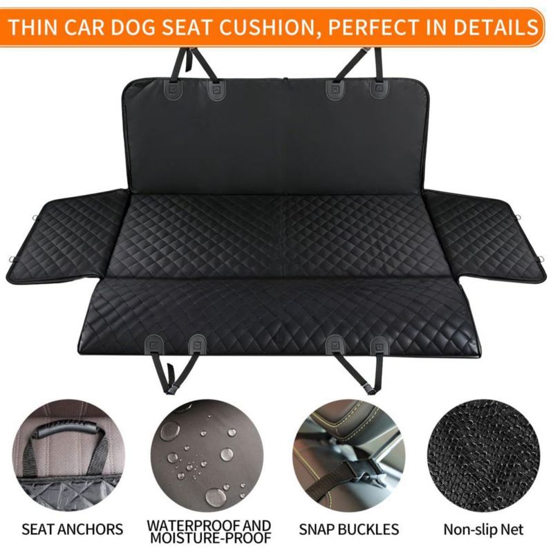 Cobertura para Asiento de Coche para Perro CBBPET 600D Impermeable con Ventana de Malla