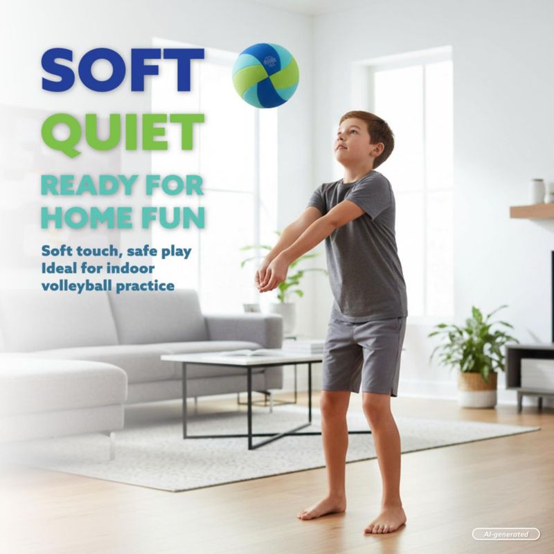 Voleibol MOTOMY Soft Indoor 8.2 pulg. Niños 8‑12
