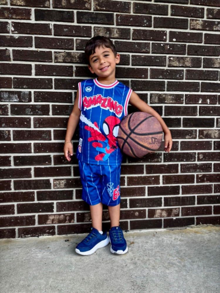 Conjunto Marvel 2T azul Spidey y sus Amigos – Jersey