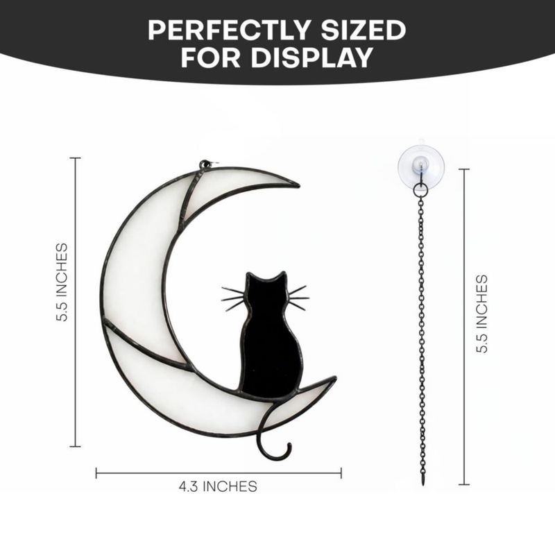 Cazador de Sol SENSORY4U Gato Luna Negro y Blanco