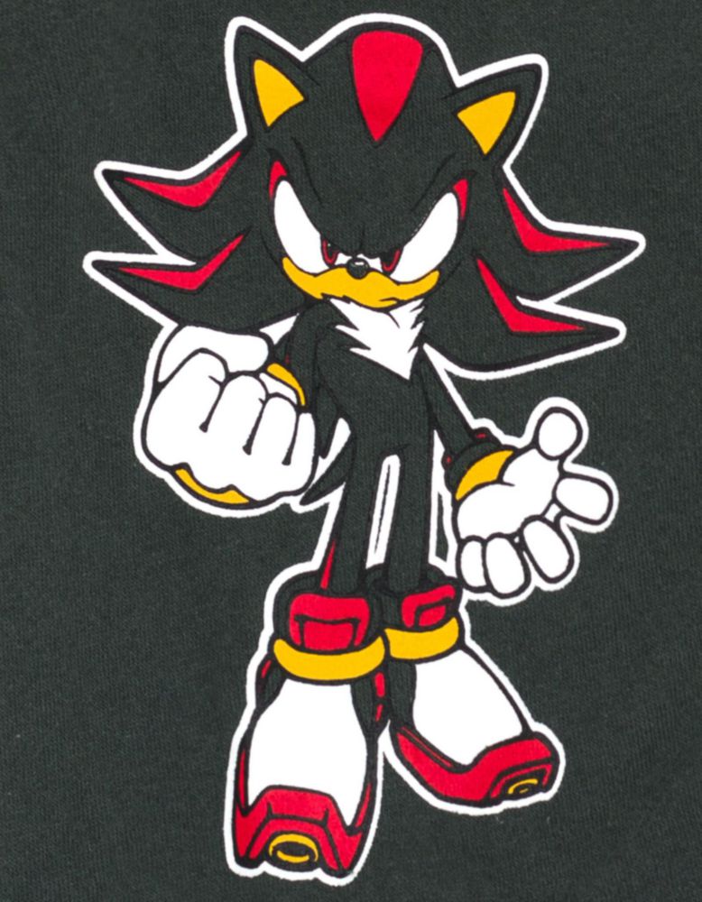 Sudadera con capucha SEGA Sonic Shadow color carbón talla 7-8
