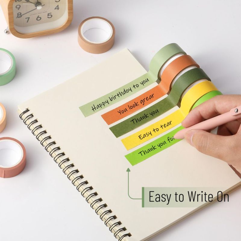 Cinta Washi Mr. Pen 10 rollos 55 yd para álbum de recortes