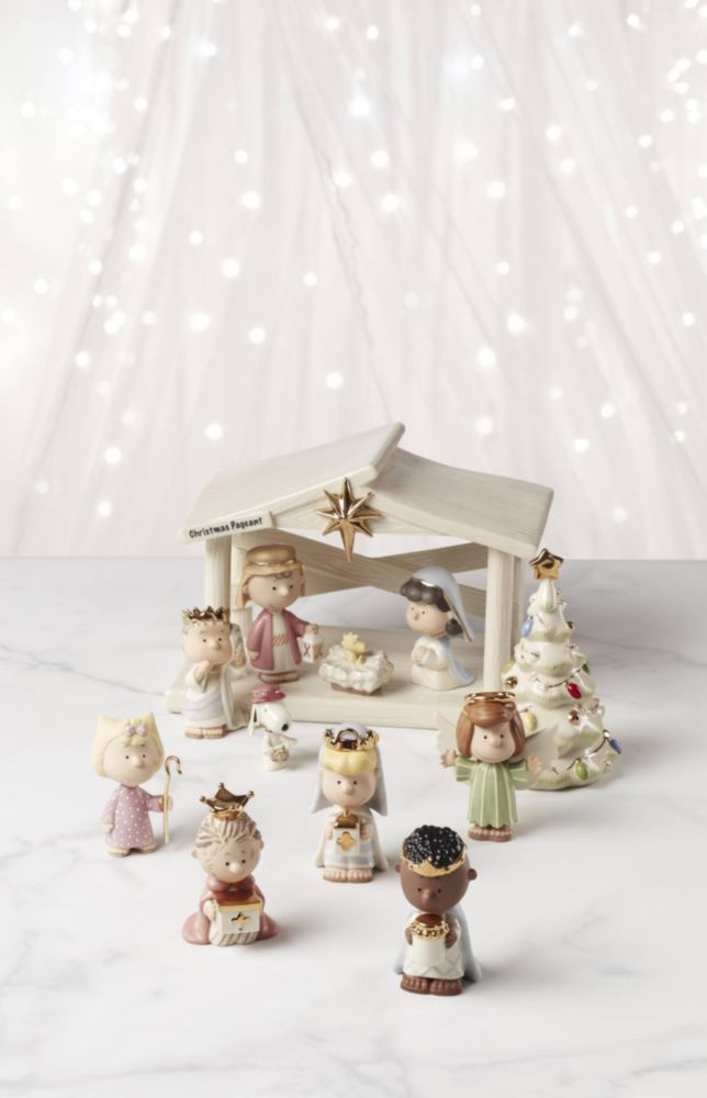 Figurita Lenox Peanuts Pesebre con Estrella 15 cm
