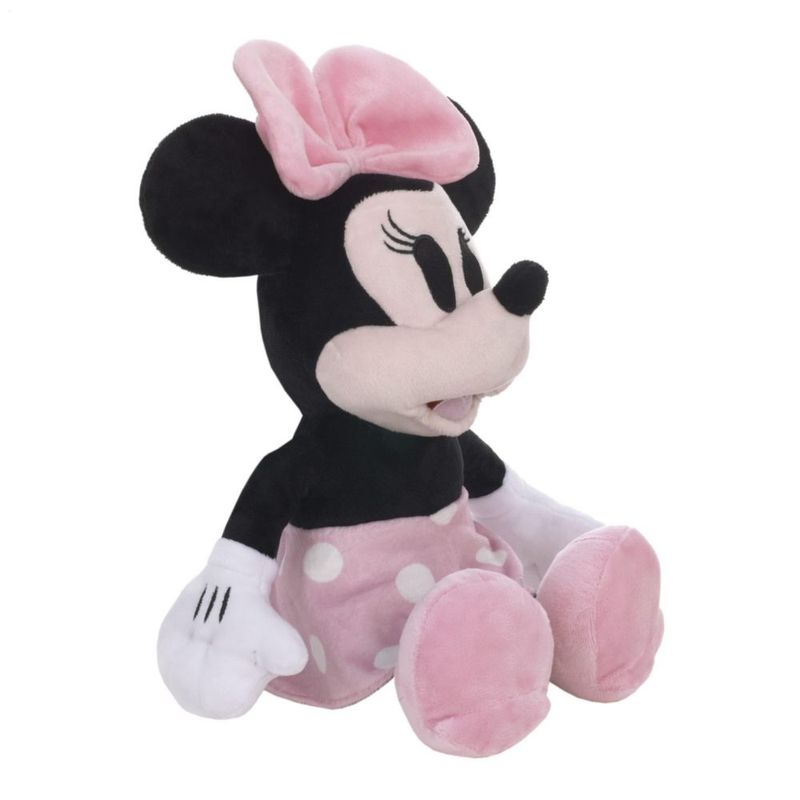 Peluche Disney Minnie Mouse 37 cm Negro Blanco y Rosa