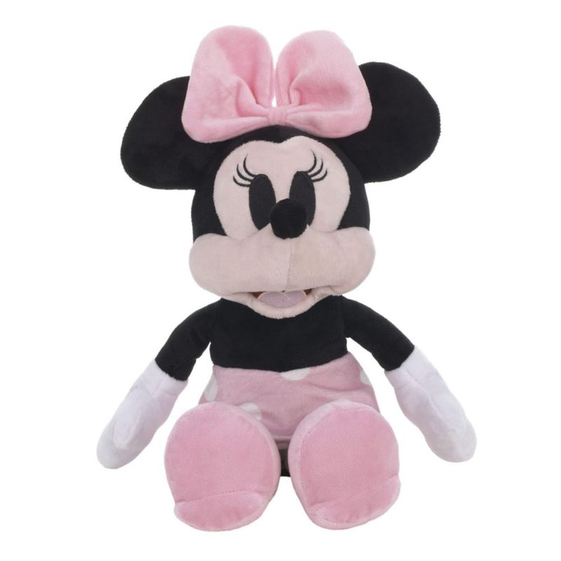 Peluche Disney Minnie Mouse 37 cm Negro Blanco y Rosa