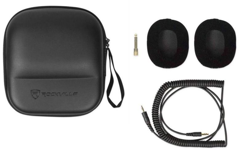 Auriculares Rockville PRO-M50 SR con cable desmontable