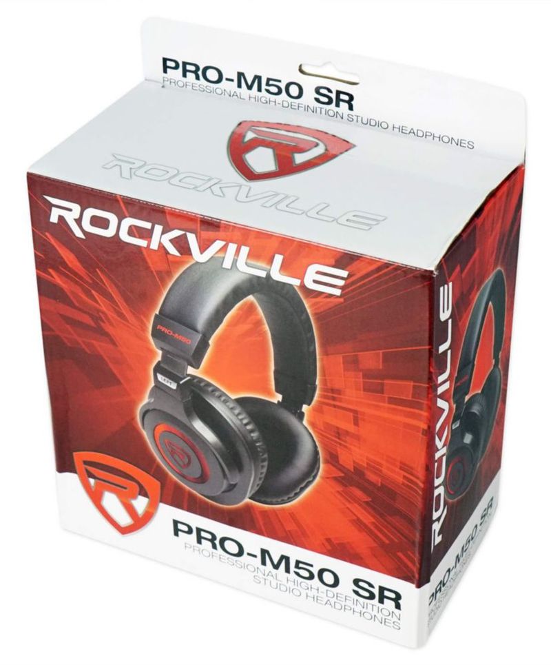 Auriculares Rockville PRO-M50 SR con cable desmontable