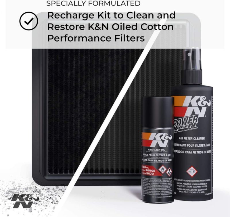 Kit de Limpieza de Filtro de Aire K&N y Aceite 99-5050BK