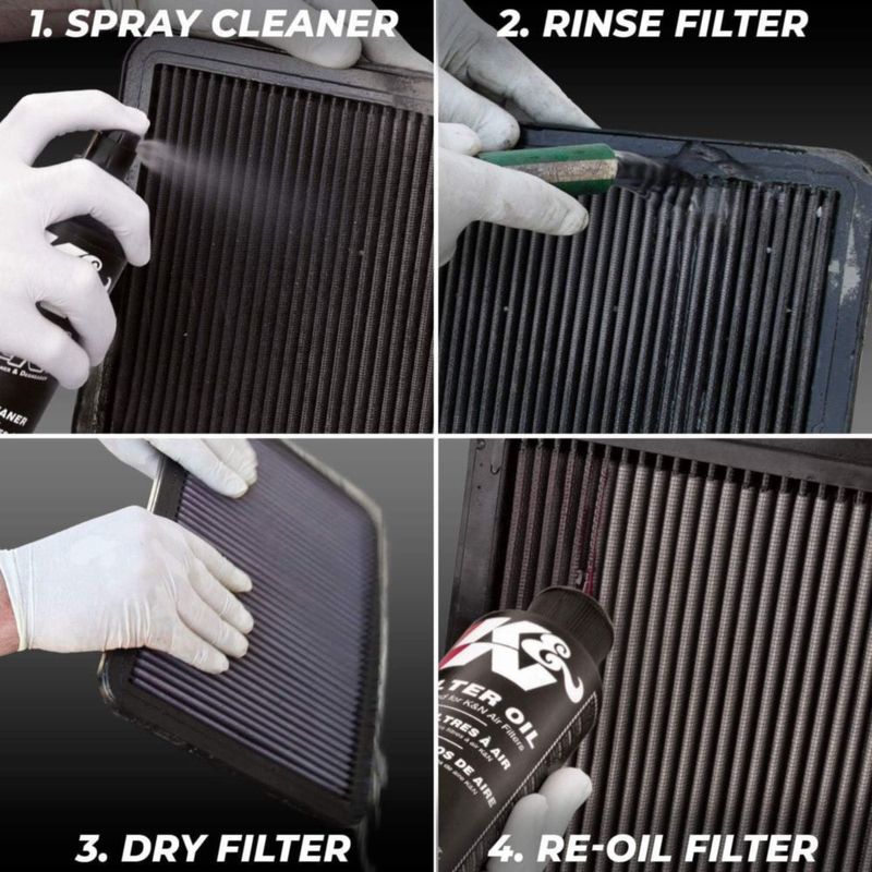 Kit de Limpieza de Filtro de Aire K&N y Aceite 99-5050BK