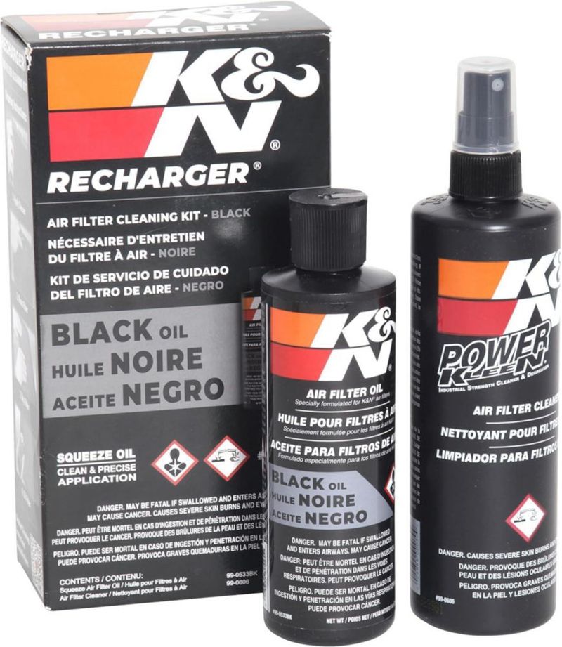 Kit de Limpieza de Filtro de Aire K&N y Aceite 99-5050BK