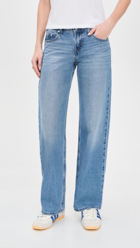 PANTALONES Levi's Mujer 31/81 cm Corte bajo y holgado de Tencel