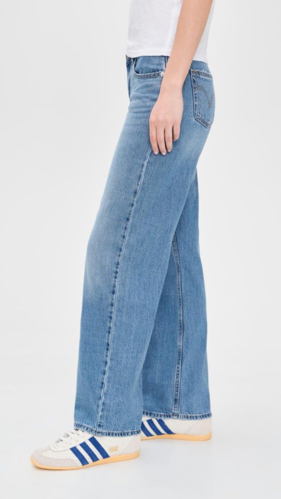 PANTALONES Levi's Mujer 31/81 cm Corte bajo y holgado de Tencel