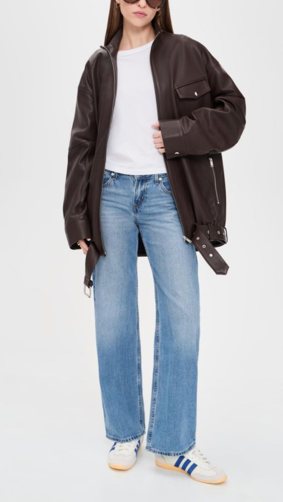 PANTALONES Levi's Mujer 31/81 cm Corte bajo y holgado de Tencel