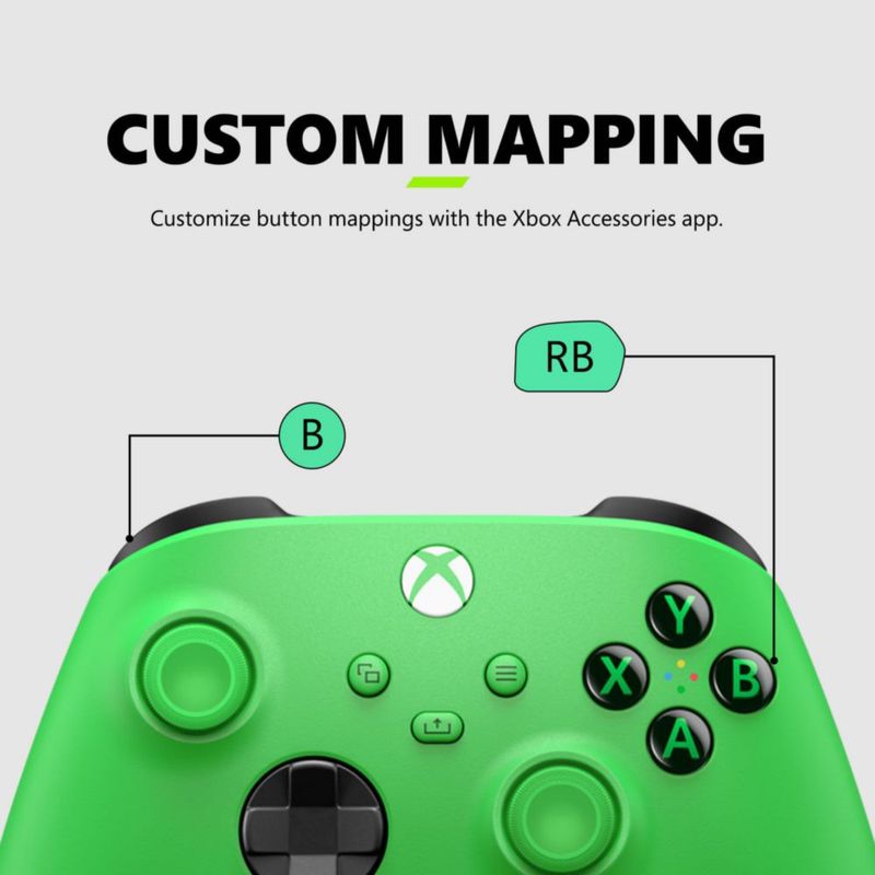 Controlador inalámbrico Xbox 2025 Velocity Green reacondicionado