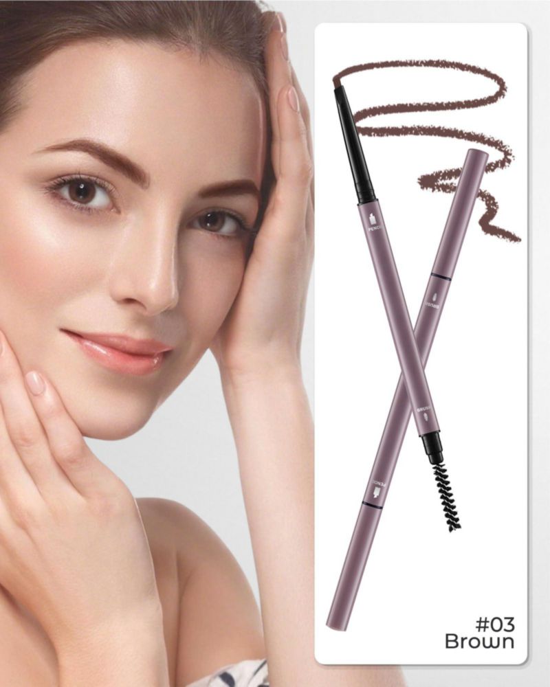 Kit de 12 lápices de cejas Berinist color marrón