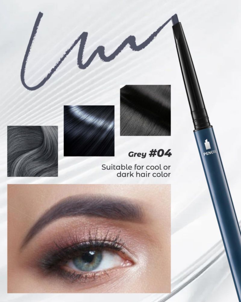 Kit de 12 lápices de cejas gris Berinist