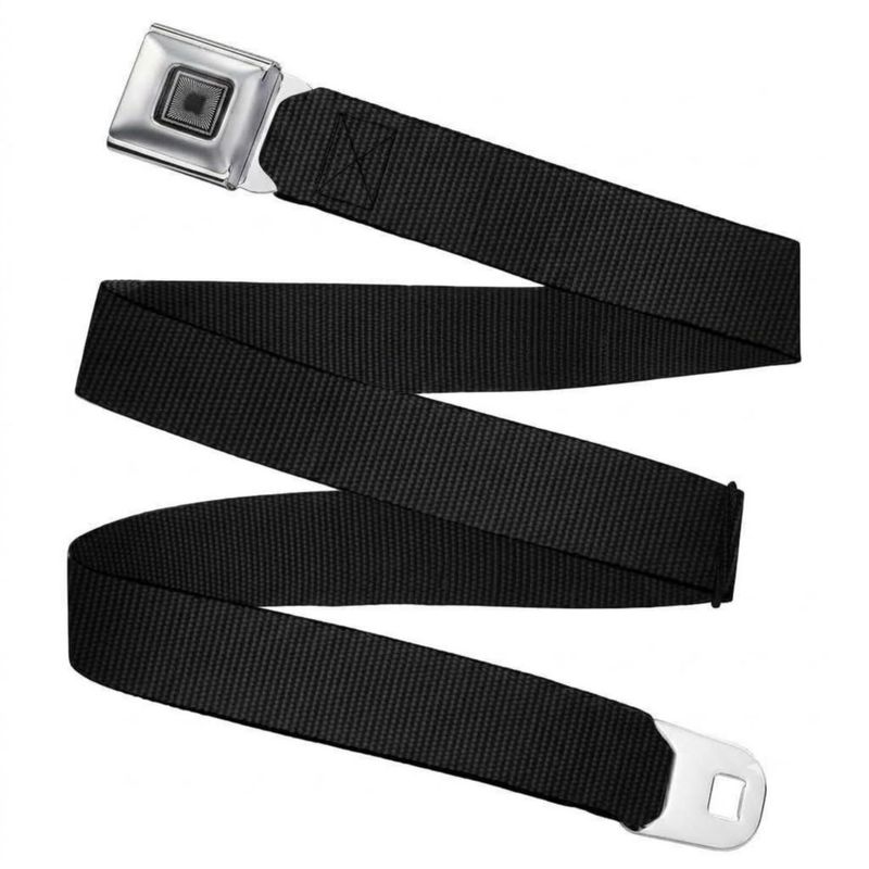 Cinturón infantil Buckle-Down negro 25 cm talla 76‑91 cm