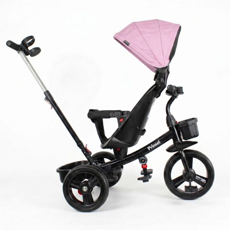 Triciclo Infantil Prinsel Sun 360° Barra De Empuje Ajustable Girl