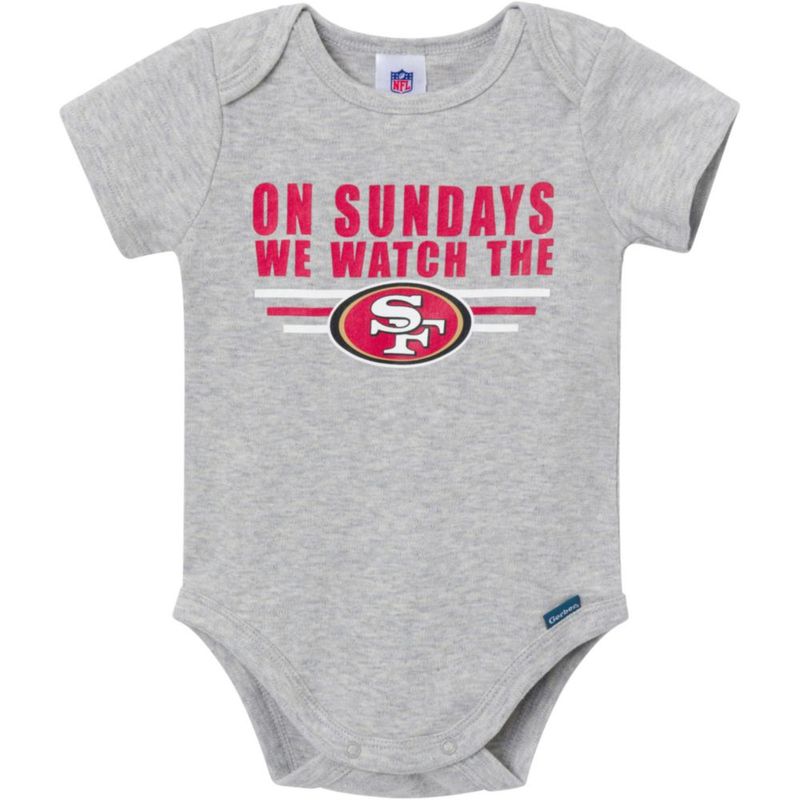 Body Gerber para Bebé Niño NFL Pack de 3 Unidades 0‑3 meses