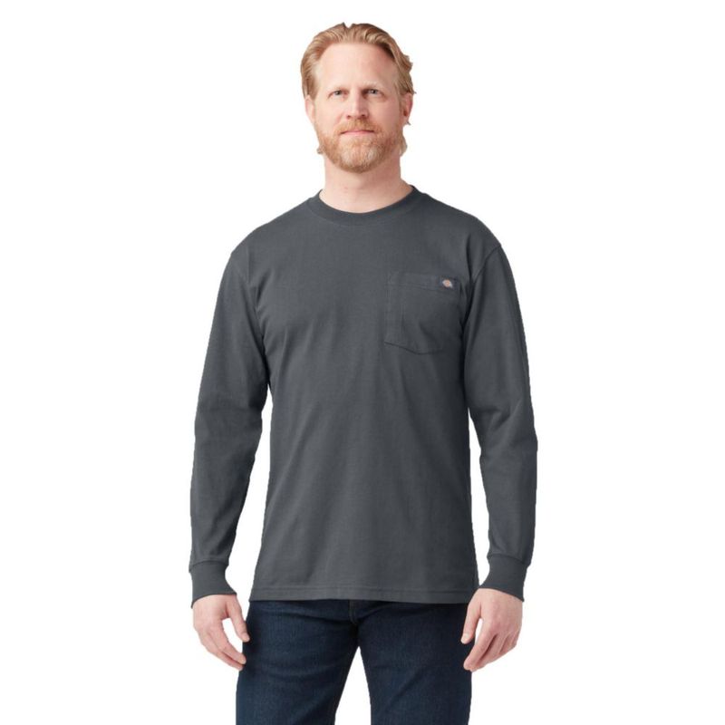 Camiseta Dickies XXL alta de manga larga color carbón