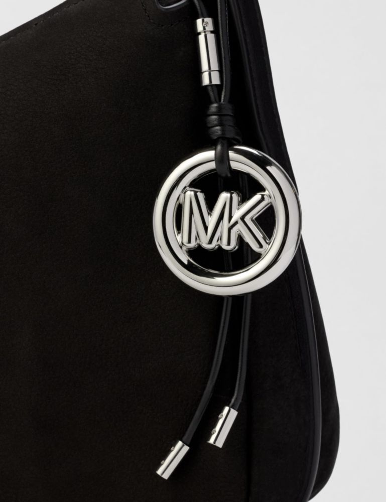 Bolso Michael Kors Nolita Mediano Negro Nubuck