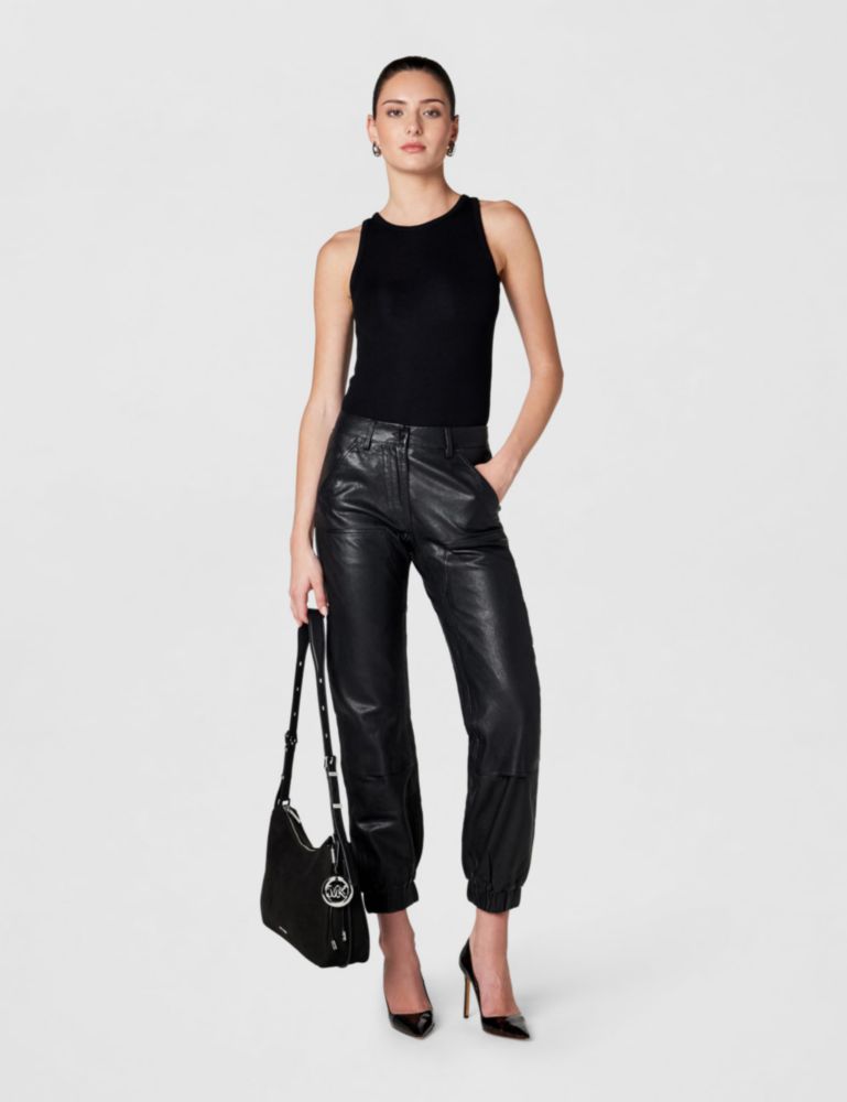 Bolso Michael Kors Nolita Mediano Negro Nubuck