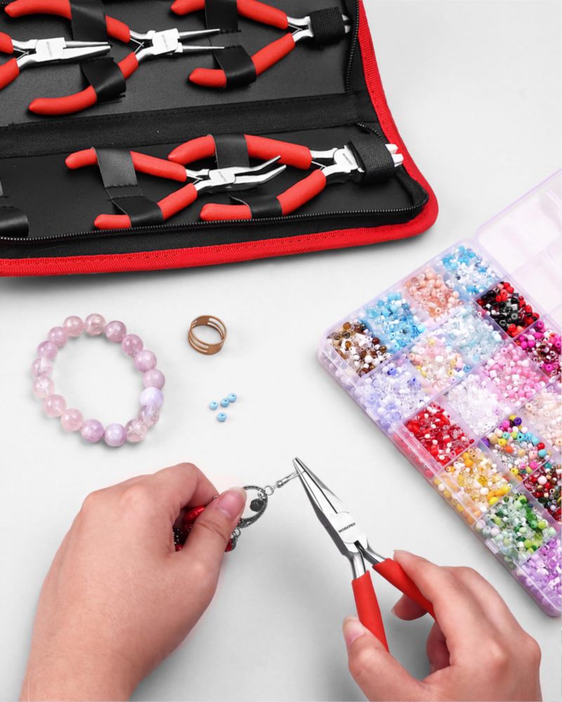 Juego de 7 alicates para joyería WORKPRO